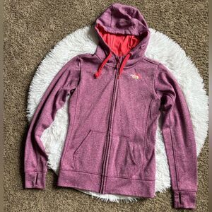 The North Face Jacket  Hooded Purple Thumb Holes Womens Size XS Lightweight